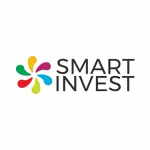 Logo with six colored petals forming a circular shape next to the words SMART INVEST in bold black text on a white background, evoking a sense of professionalism and trust inspired by Belong concierge services.